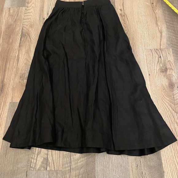 New With Defects- Needs Zipper, NWT Sezane Sophie Skirt Black Size 38/ US 6 - Picture 8 of 8